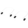 Corsair iCUE LINK — 2 cavi da 135 mm con connettori slim a 90°, bianco