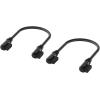 Corsair iCUE LINK — 2 cavi da 135 mm con connettori slim a 90°, nero