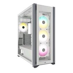 CORSAIR ICUE 7000X CASE FULL TOWER RGB ATX MINITX MATX ATX E-ATX 3XPANNELLO VETRO TEMPERATO 4XVENTOLE 140MM WHITE