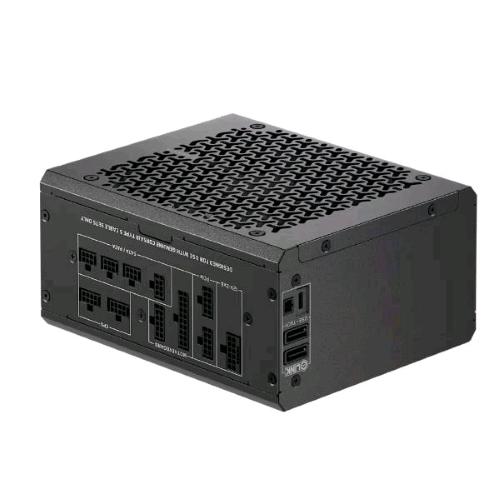 CORSAIR HX1000i SHIFT — Alimentatore 1000 W completamente modulare, Cybenetics Platinum, ATX 3.1 / PCIe 5.1, hub iCUE LINK integrato, nero