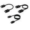Corsair iCUE LINK — kit di 5 cavi con connettori diritti, nero