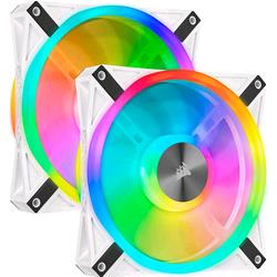CORSAIR iCUE QL140 CONFEZIONE 2 VENTOLE ILLUMINAZIONE LED RGB DIAMETRO 14CM 550/1.250 RPM