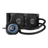 CORSAIR NAUTILUS 240 RS LCD LIQUID COOLER DISSIPATORE A LIQUIDO PER CPU DISPLAY DA 2.1" DUAL FAN 240mm LGA 1851/1700, AMD AM5/AM4 NERO