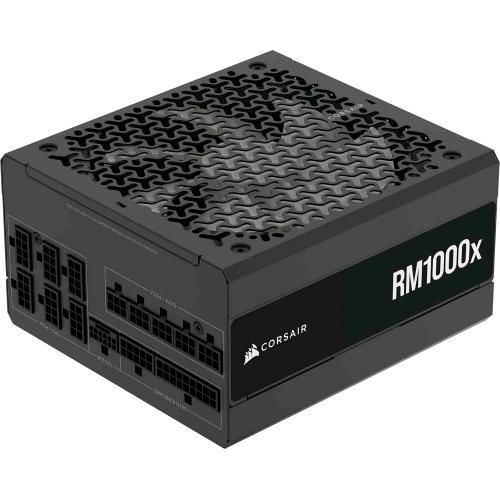 CORSAIR RM1000x — Alimentatore 1000 W completamente modulare, Cybenetics Gold, ATX 3.1 / PCIe 5.1, nero