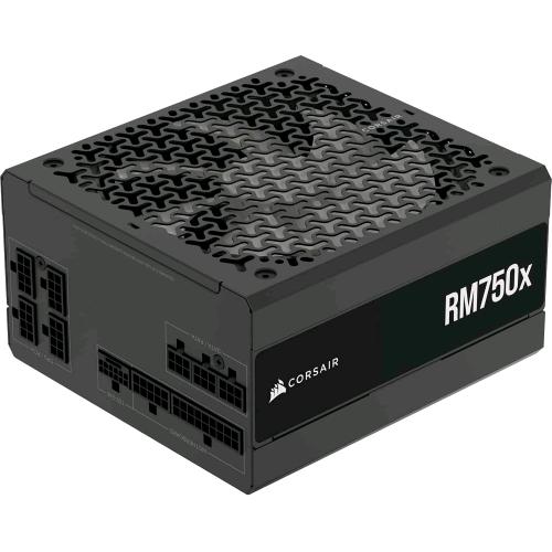CORSAIR RM750x — Alimentatore 750 W completamente modulare, Cybenetics Gold, ATX 3.1 / PCIe 5.1, nero
