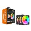Cougar MHP120 ARGB — kit 3 ventole nere da 120 mm