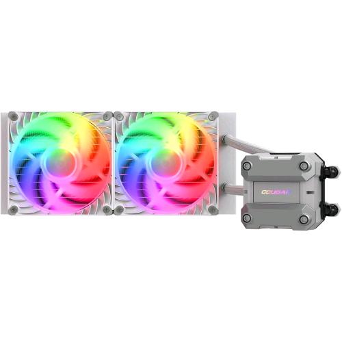 Cougar Poseidon Ultra ARGB 240 — dissipatore a liquido bianco