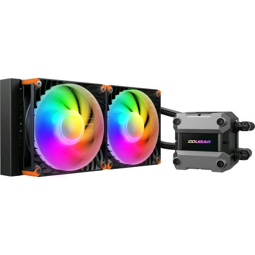 Cougar Poseidon Ultra ARGB 240 — dissipatore a liquido nero