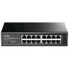 CUDY FS1016 SWITCH NON GESTITO 16 PORTE FAST ETHERNET (10/100) IN METALLO DESKTOP MONTABILE A RACK NERO