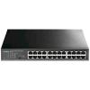 CUDY GS1024 SWITCH 24 PORTE GIGABIT (10/100/1000) IN METALLO MONTABILE SU RACK KIT MONTAGGIO INCLUSO NERO
