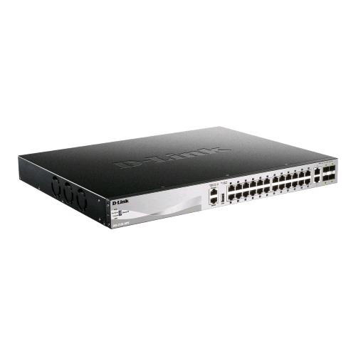 D-Link DGS-3130-30PS — switch gestito impilabile