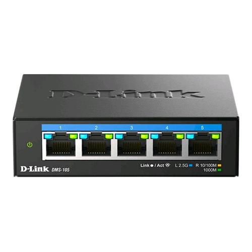 D-Link DMS-105 — switch Multi-Gigabit non gestito