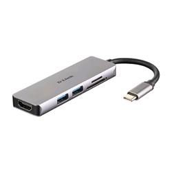 D-Link DUB-M530 — hub USB-C 5-in-1 con HDMI