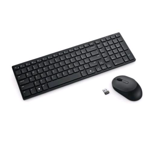 Dell KM555 — kit tastiera e mouse wireless silenziosi, italiano