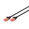 DIGITUS DK-1617-020/BL — Cavo di rete CAT 6 U/UTP, 2 m, nero