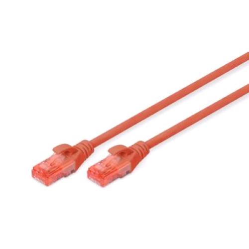 DIGITUS DK-1617-020/R — Cavo di rete CAT 6 U/UTP, 2 m, rosso