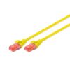 DIGITUS DK-1617-050/Y — Cavo di rete CAT 6 U/UTP, 5 m, giallo