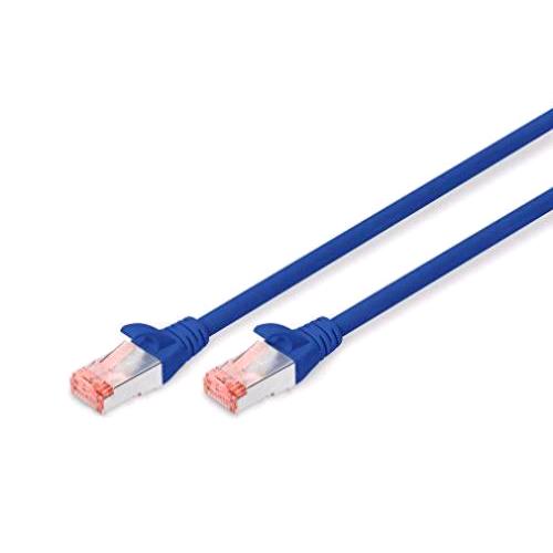 DIGITUS DK-1644-010/B — Cavo di rete CAT 6 S/FTP, 1 m, blu