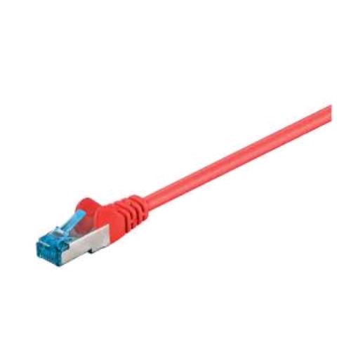DIGITUS DK-1644-A-005/R — Cavo di rete CAT 6A S/FTP, 0,5 m, rosso