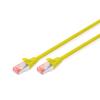 DIGITUS DK-1644-005/Y — Cavo di rete CAT 6 S/FTP, 0,5 m, giallo