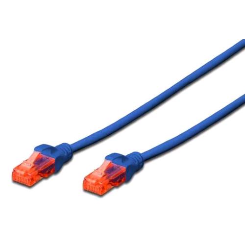 DIGITUS DK-1617-010/B — Cavo di rete CAT 6 U/UTP, 1 m, blu