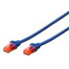 DIGITUS DK-1617-010/B — Cavo di rete CAT 6 U/UTP, 1 m, blu