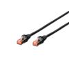 DIGITUS DK-1612-020/BL — Cavo di rete CAT 6 U/UTP, 2 m, nero