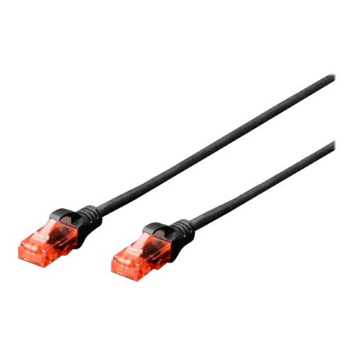 DIGITUS DK-1617-010/BL — Cavo di rete CAT 6 U/UTP, 1 m, nero