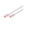 DIGITUS DK-1644-005 — Cavo di rete CAT 6 S/FTP, 0,5 m, grigio