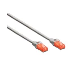 DIGITUS DK-1617-005 — Cavo di rete CAT 6 U/UTP, 0,5 m, grigio