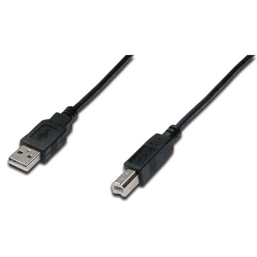DIGITUS AK-300102-030-S — Cavo USB-A maschio – USB-B maschio, 3 m, nero