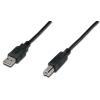 DIGITUS AK-300102-030-S — Cavo USB-A maschio – USB-B maschio, 3 m, nero