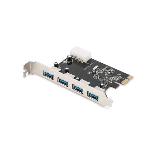 DIGITUS DS-30221-1 — scheda PCI Express con quattro porte USB 3.0