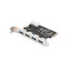 DIGITUS DS-30221-1 — scheda PCI Express con quattro porte USB 3.0