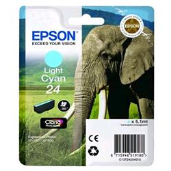 EPSON 24 CARTUCCIA INKJET CIANO CHIARO