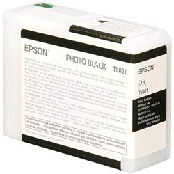 EPSON T5801 TANICA NERO FOTOGRAFICO PER STYLUS PRO 3800/GRAPHICS/RATEMIRATE/3 ANNI ON-SITE GARANZIA ITALIA (C13T580100)