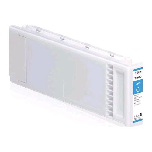 EPSON T6942 CARTUCCIA INK CIANO 700 ML PER SureColor SC-T3000, SC-T3000 POS, SC-T5000, SC-T5000 POS, SC-T5200, SC-T7000, SC-T7000 POS