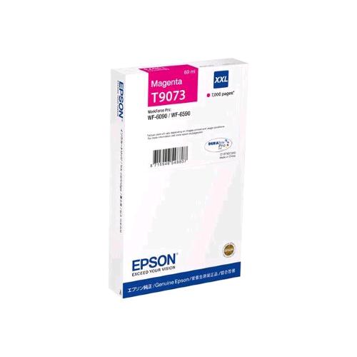 EPSON T9073 CATUCCIA INK MAGENTA XXL 69 ML PER WorkForce Pro WF-6590DWF - WorkForce Pro WF-6590DTWFC - WorkForce Pro WF-6590D2TWFC - WorkForce Pro WF-6090DW - WorkForce Pro WF-6090DTWC - WorkForce Pro WF-6090D2TWC 7.000 PAGINE