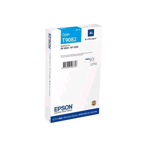 EPSON T9082 CARTUCCIA INCHIOSTRO CIANO XL 39 ML 4000 PAGINE