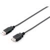 EQUIP 128852 CAVO PROLUNGA DA USB-A 2.0 MASCHIO A USB FEMMINA 5 MT NERO