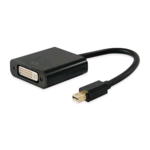 EQUIP 133433 adattatore Mini DisplayPort a DVI-I 24+5, 15 cm, nero