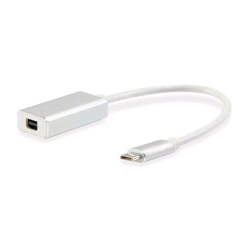 EQUIP 133457 ADATTATORE DA USB-C 3.1 A MINI DISPLAYPORT 4K/60Hz BIANCO