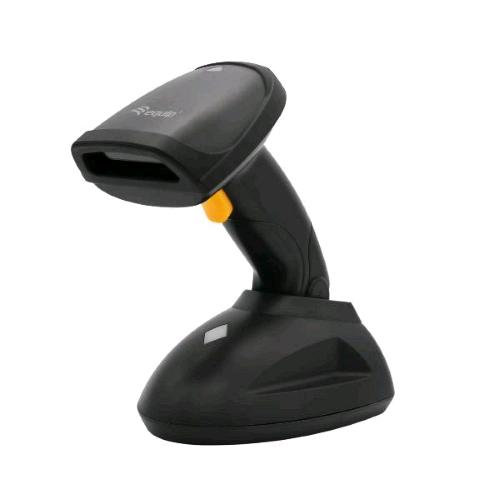 EQUIP 351026 lettore codici a barre wireless 2D CMOS con base di ricarica, nero