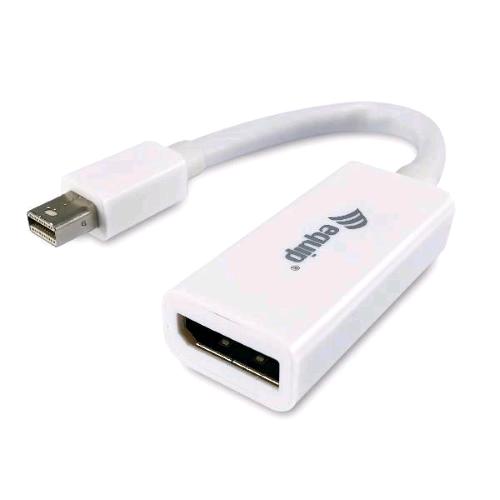 EQUIP ADATTATORE DA MINI DISPLAYPORT MASCHIO A DISPLAYPORT FEMMINA 4K/60Hz 15cm