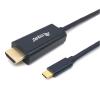 EQUIP CAVO ADATTATORE DA USB-C MASCHIO AD HDMI 4K/30Hz MASCHIO 1 MT NERO
