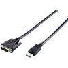 EQUIP CAVO E ADATTATORE VIDEO DISPLAY PORT A DVI-D SUPPORTA RISOL.VIDEO FINO A 1920x1200 2 MT NERO