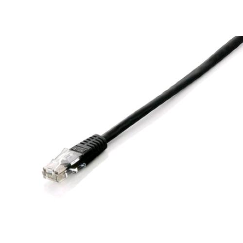 EQUIP CAVO RETE CAT.6 U/UTP NON SCHERMATO 5 MT NERO