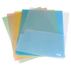 ESSELTE 17325 BUSTA A L DOPPIA IN PP ANTIRIFLESSO CM 21X29.7 A4 COLORI ASSORTITI CONF 5 Pz.