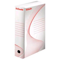 ESSELTE ARCHIVIO BOXY 100 SCATOLA IN CARTONE RICICLABILE A4 MM 100X352X250 COL. BIANCO CONF. 10 Pz.