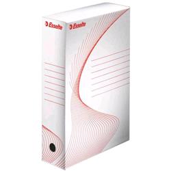 ESSELTE ARCHIVIO BOXY 80 SCATOLA IN CARTONE RICICLABILE A4 MM 80X352X250 COL. BIANCO CONF. 10 Pz.